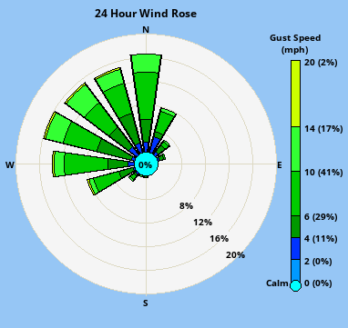 Wind direction plot
