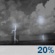 Saturday Night: A slight chance of showers and thunderstorms before 3am. Partly cloudy, with a low around 65. Saturday Night: Slight Chance Showers And Thunderstorms